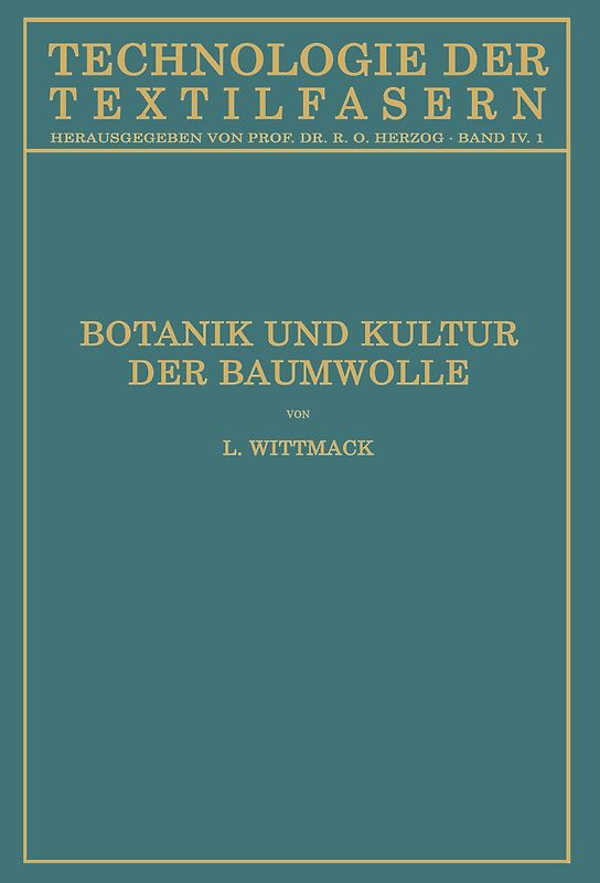 Botanik und Kultur der Baumwolle