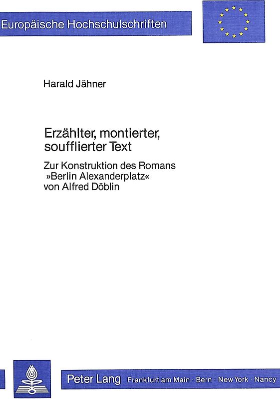 Erzählter, montierter, soufflierter Text