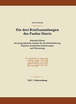 Die drei Briefsammlungen des Paulus Niavis / Untersuchung