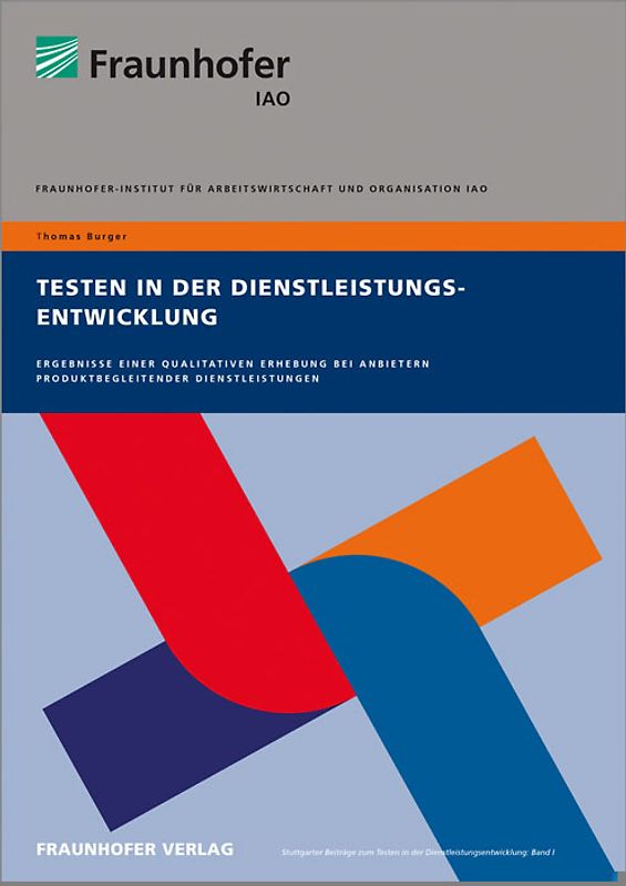 Testen in der Dienstleistungsentwicklung.