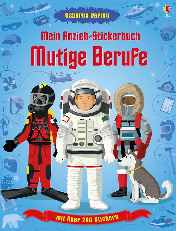 Mein Anzieh-Stickerbuch: Mutige Berufe