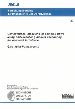 Computational modelling of complex flows using eddy-resolving models accounting for near-wall turbulence