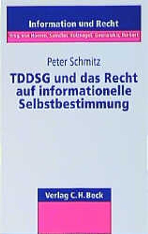 TDDSG und das Recht auf informationelle Selbstbestimmung