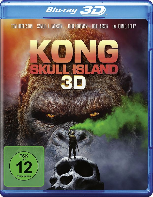 Kong: Skull Island 3D 3D Blu-ray Disc