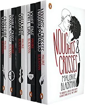Noughts and Crosses Collection 5 Books Bundle Set By Malorie Blackman (Noughts & Crosses, Knife Edge, Checkmate, Double Cross, Crossfire)