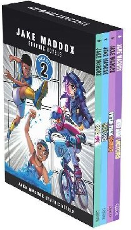 Jake Maddox Graphic Novels 4-Book Boxed Set 2