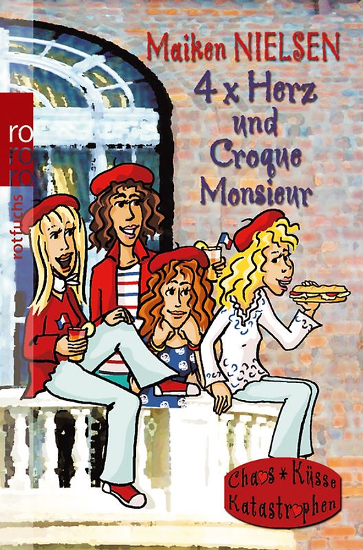 4 x Herz und Croque-Monsieur