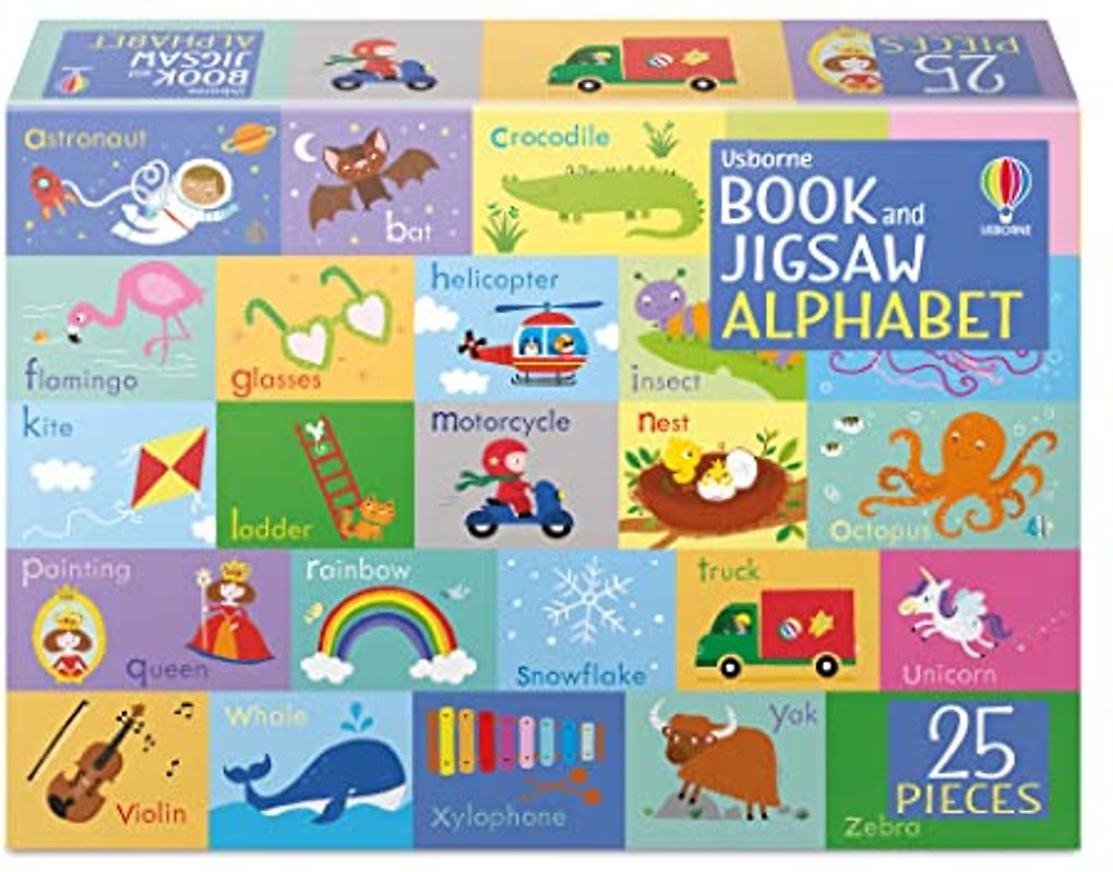 Book and Jigsaw Alphabet (Usborne Book and Jigsaw): 1