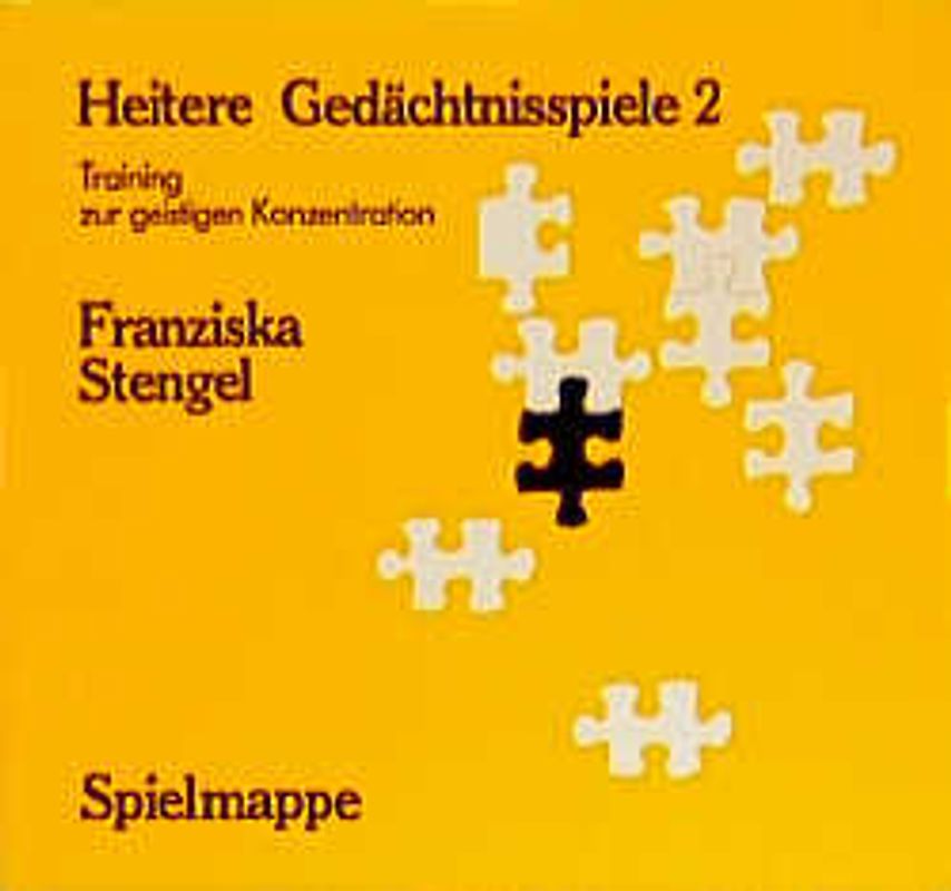 Heitere Gedächtnisspiele 2 - Spielmappe. Training zur geistigen Konzentration.