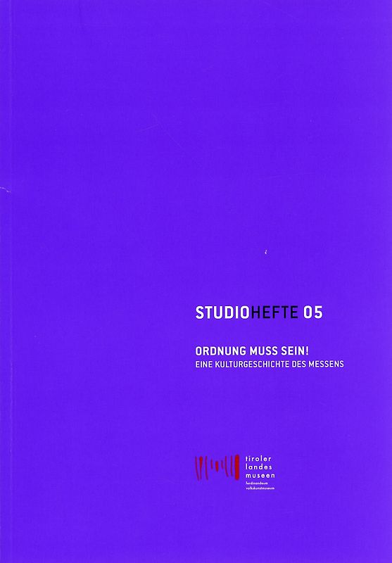 Studiohefte 05. Ordnung muss sein!