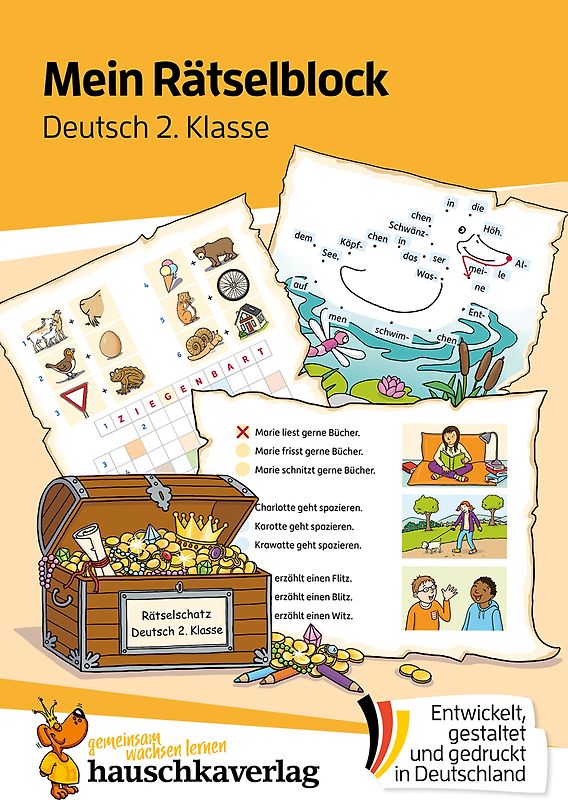 Mein Rätselblock Deutsch 2. Klasse