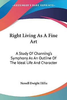 Right Living As A Fine Art