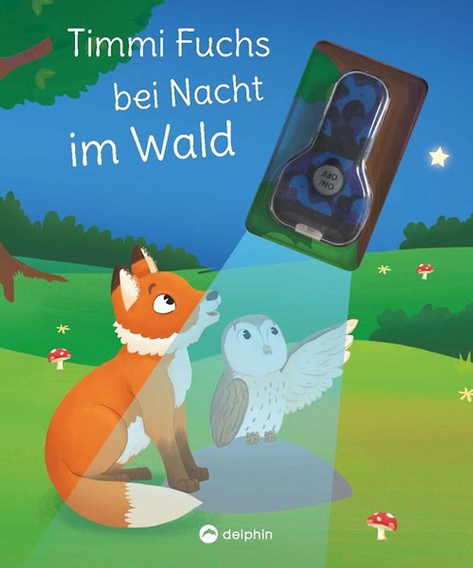 Timmi Fuchs bei Nacht im Wald (Mit UV-Licht-Taschenlampe)