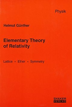 Elementary Theory of Relativity