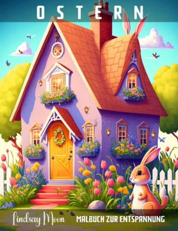 Ostern Malbuch zur Entspannung: 100 Faszinierende Motive mit Osterhasen und Ostereiern für Kreativität, zur Entspannung und Stressabbau