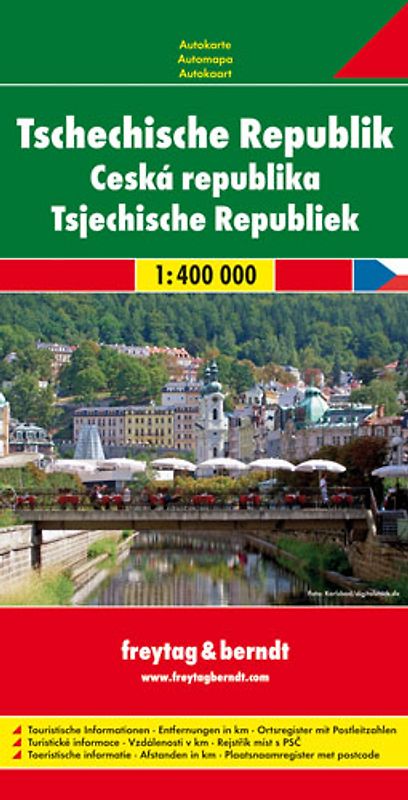 freytag & berndt Straßenkarte Tschechische Republik 1:400.000