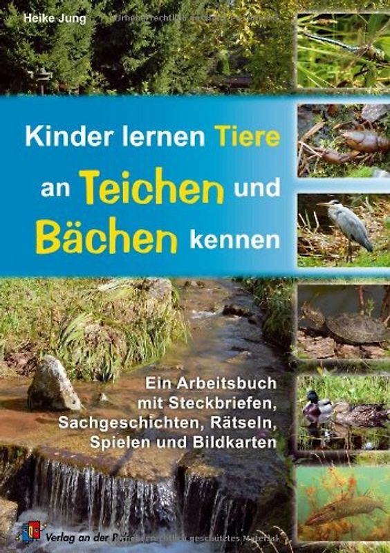Kinder lernen Tiere an Teichen und Bächen kennen