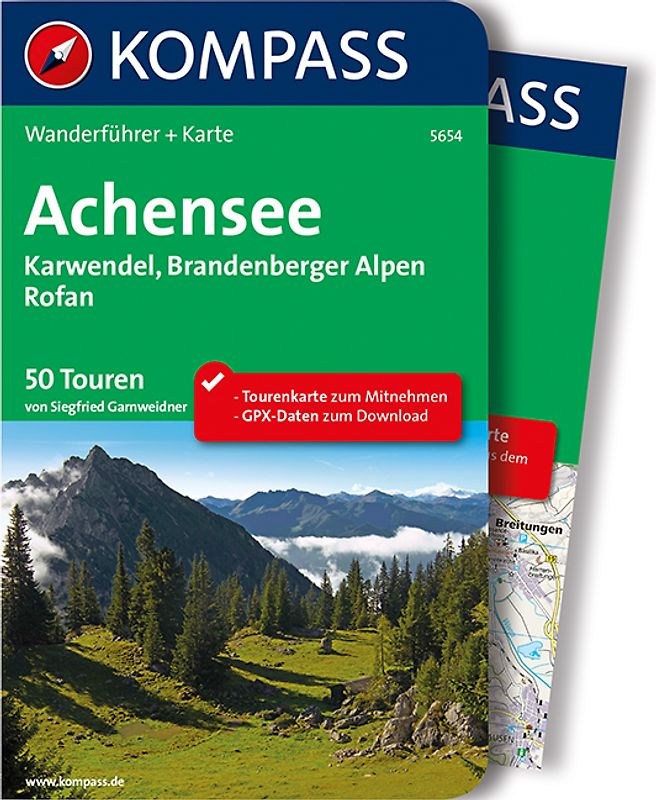 KOMPASS Wanderführer Achensee, Karwendel, Brandenberger Alpen, Rofan