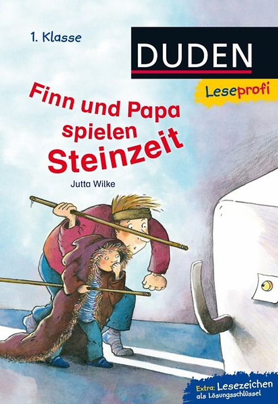 Duden Leseprofi – Finn und Papa spielen Steinzeit, 1. Klasse
