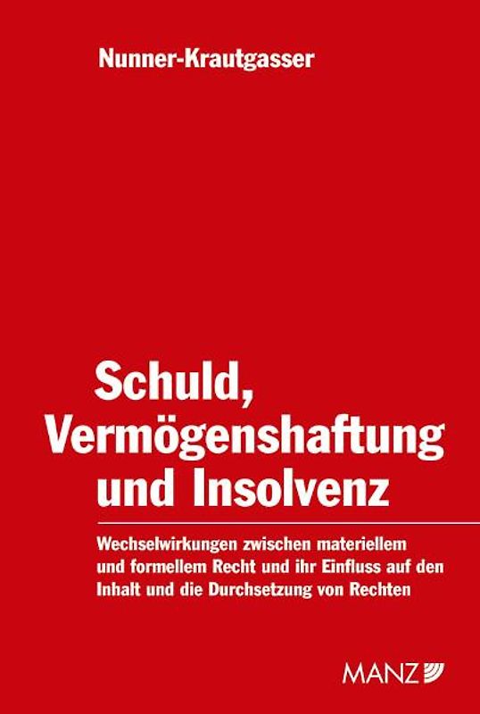 Schuld,Vermögenshaftung und Insolvenz