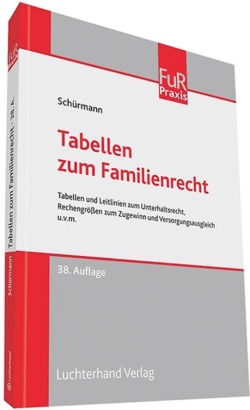 Tabellen zum Familienrecht