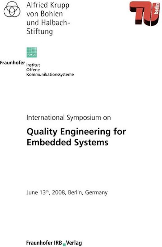 Quality Engineering of Embedded Systems.