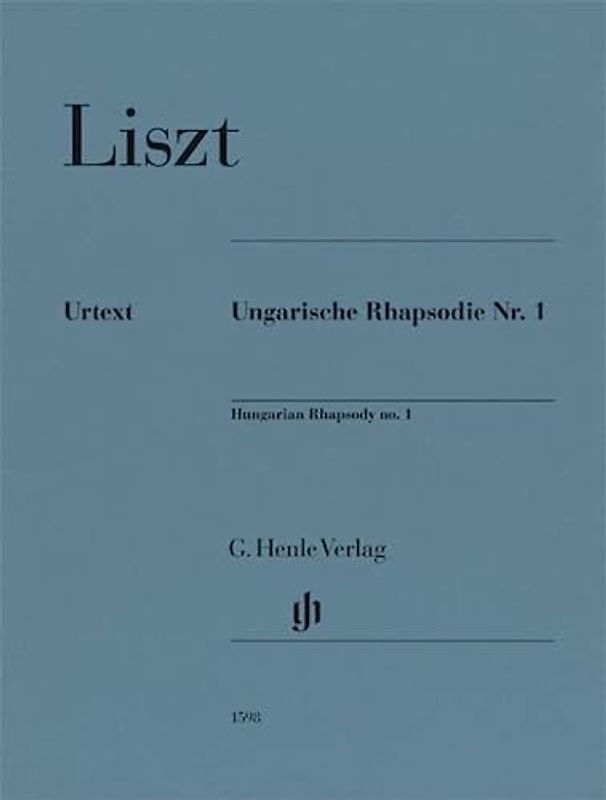 Ungarische Rhapsodie Nr. 1; Klavier zu zwei Händen: Besetzung: Klavier zu zwei Händen (G. Henle Urtext-Ausgabe)