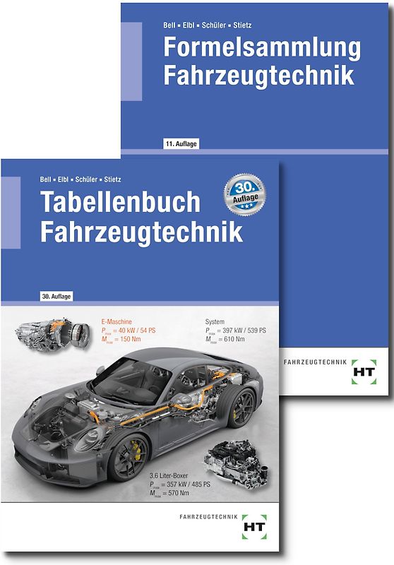 Tabellenbuch Fahrzeugtechnik mit Formelsammlung
