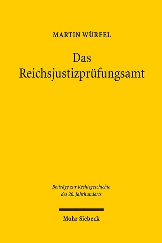Das Reichsjustizprüfungsamt