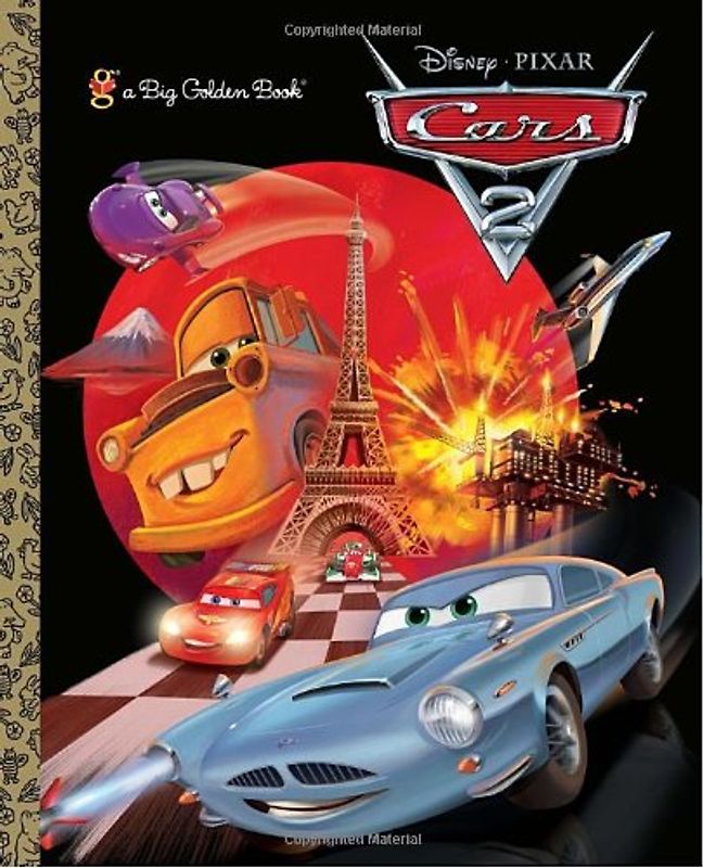 Cars 2 Big Golden Book (Disney/Pixar Cars 2) (a Big Golden Book) - RH Disney