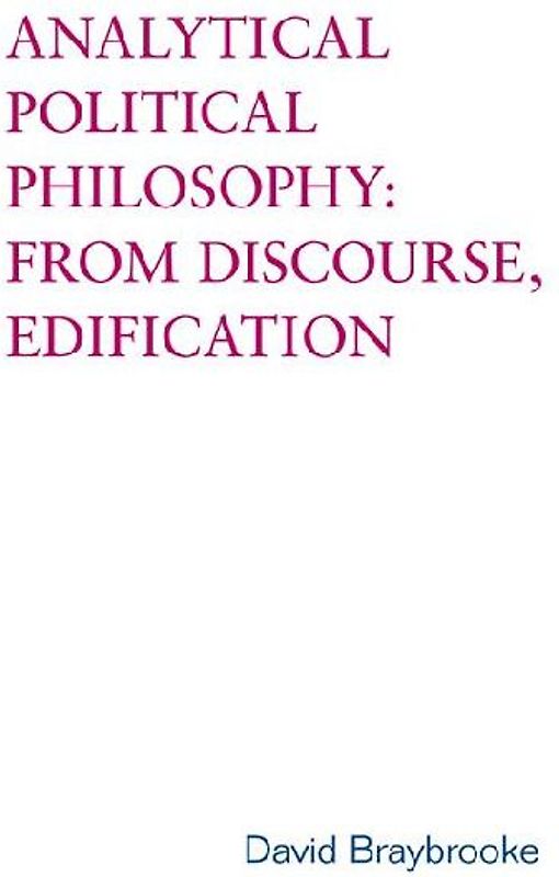 Analytical Political Philosophy