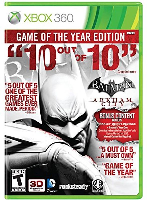 Batman: Arkham City [Game of the Year Edition, Internationale Version] Xbox 360