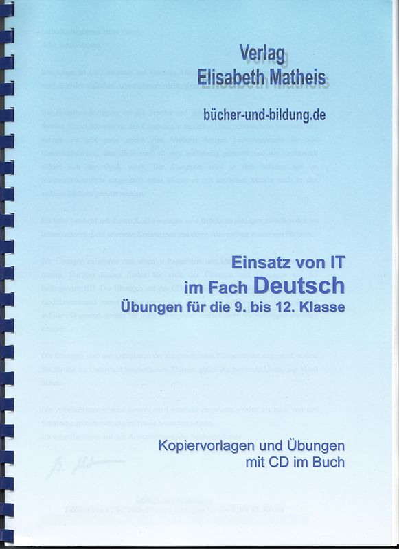 Übungen Deutsch Klasse 9 bis 12