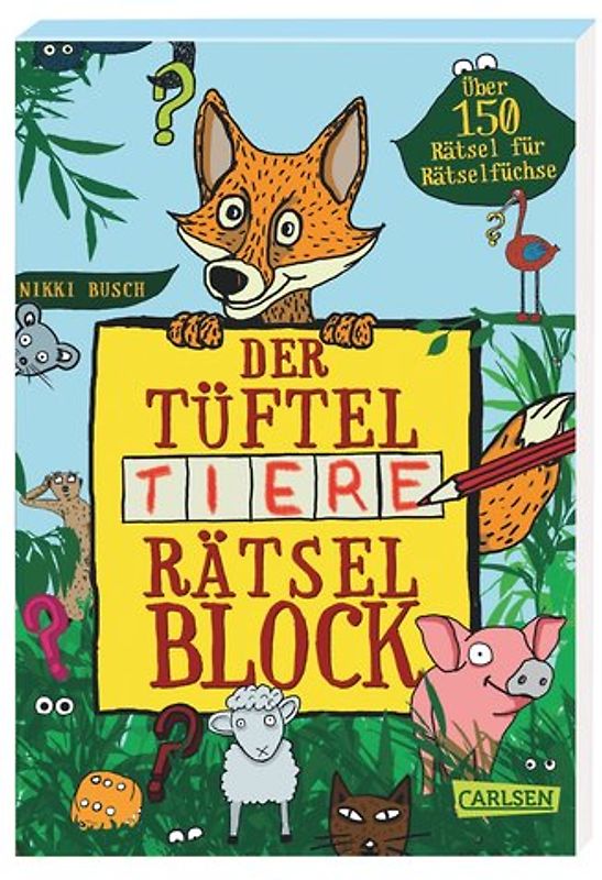 Tüftel-Tiere-Rätsel-Block