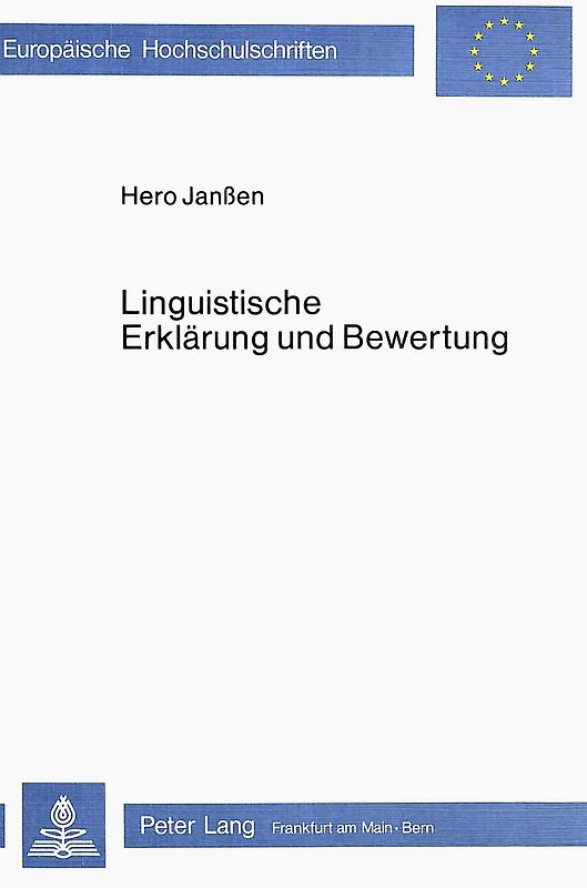 Linguistische Erklärung und Bewertung