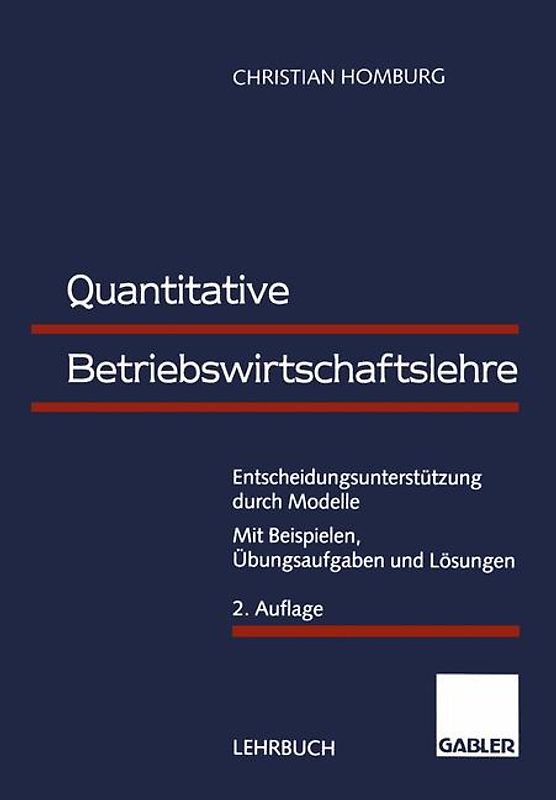 Quantitative Betriebswirtschaftslehre