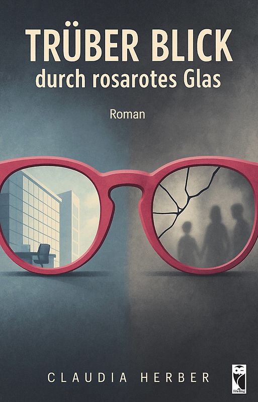 Trüber Blick durch rosarotes Glas