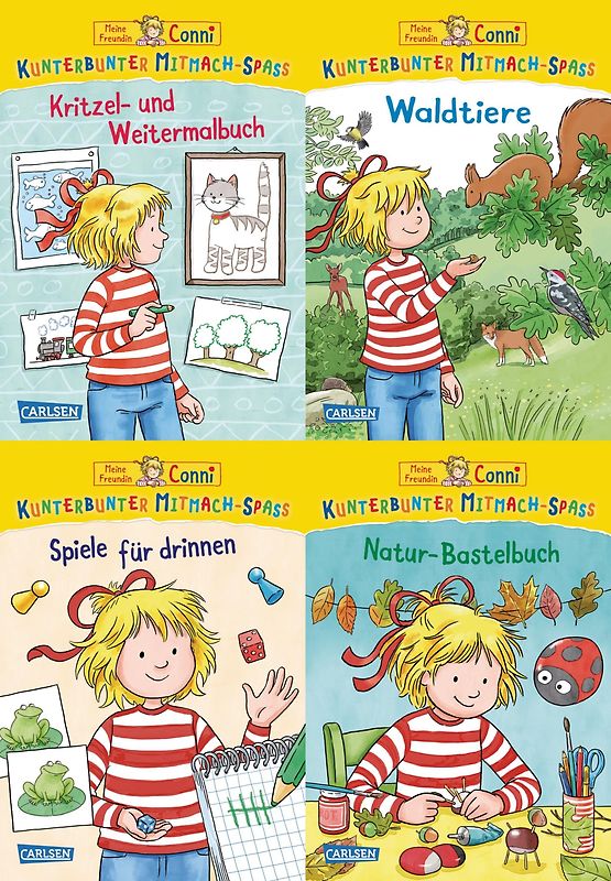Meine Freundin Conni: Kunterbunter Mitmach-Spaß (4x1 Exemplare)