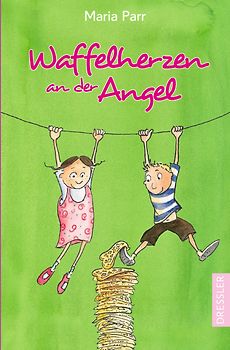 Waffelherzen an der Angel