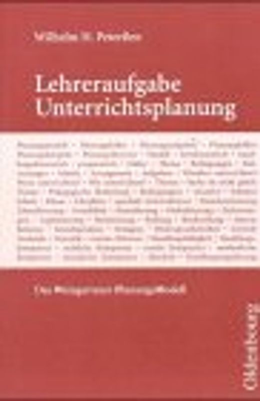 Lehreraufgabe Unterrichtsplanung