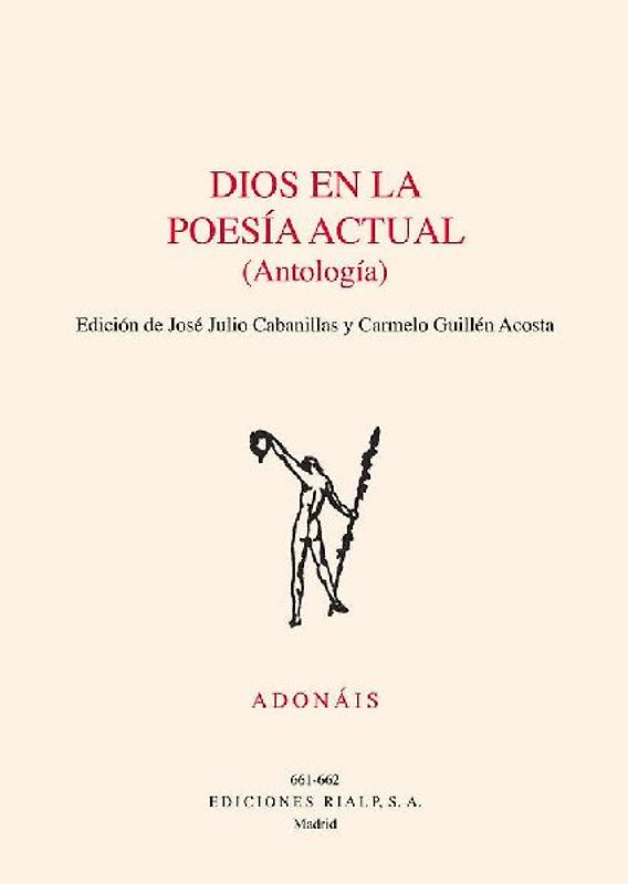 Dios en la poesía actual : antología