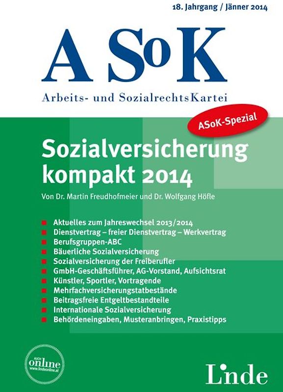ASoK-Spezial Sozialversicherung kompakt 2014