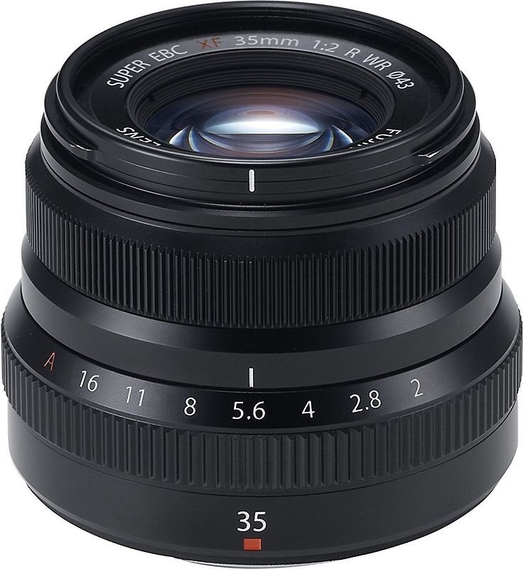 Fujifilm Fujinon XF 35 mm F2.0 R WR 43 mm Filtergewinde (Fujifilm XF Anschluss) schwarz