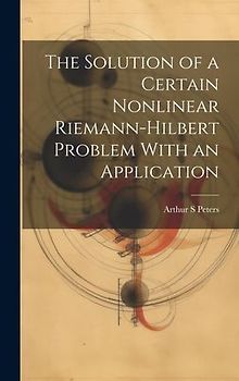The Solution of a Certain Nonlinear Riemann-Hilbert Problem With an Application