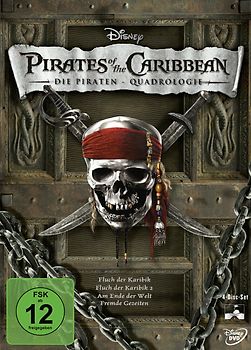 Pirates of the Caribbean 1-4 Collection [4 DVDs] DVD
