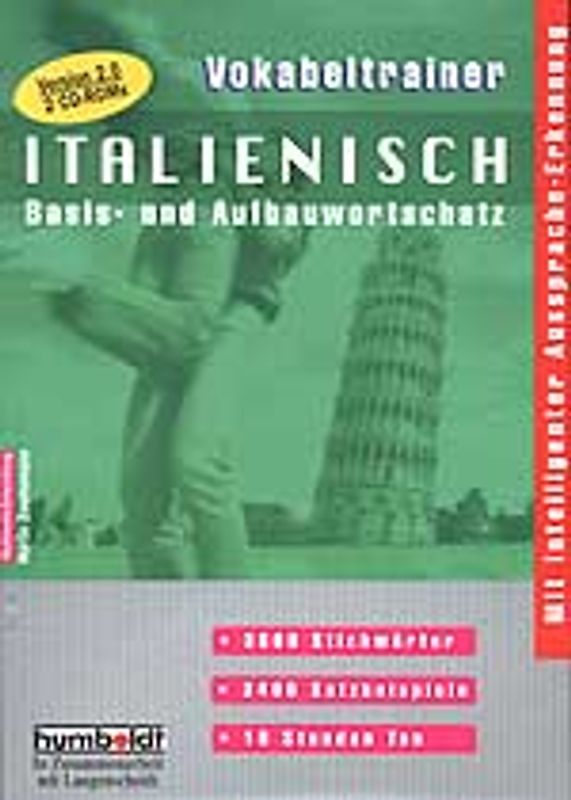 Vokabeltrainer Italienisch Version 2.0. Basis- und Aufbauwortschatz