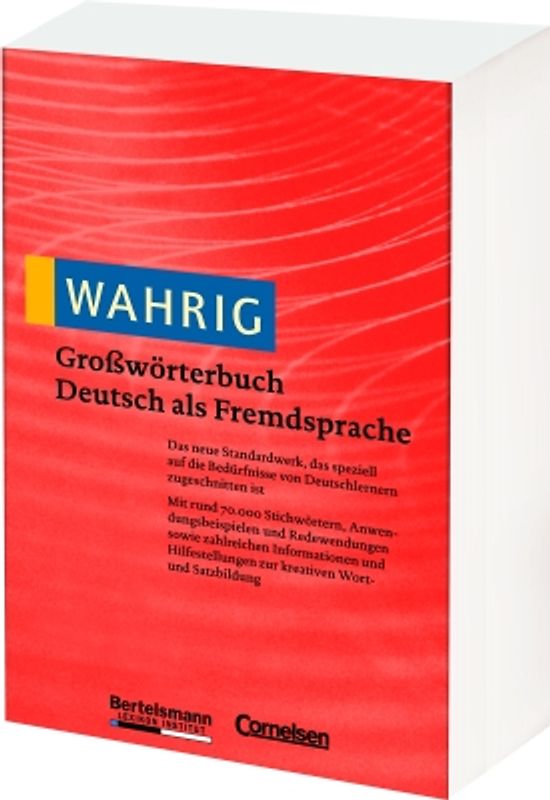 WAHRIG Großwörterbuch Deutsch als Fremdsprache