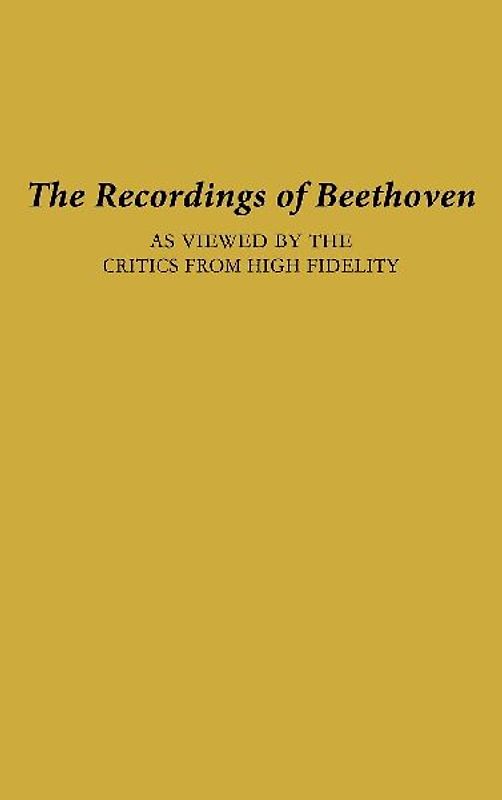 The Recordings of Beethoven