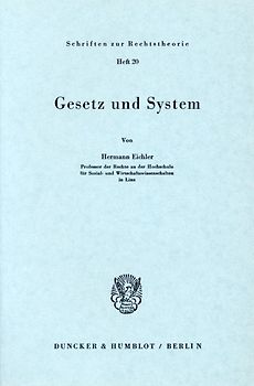 Gesetz und System.