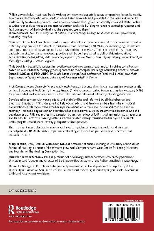 Multifamily Therapy Group for Young Adults with Anorexia Nervosa